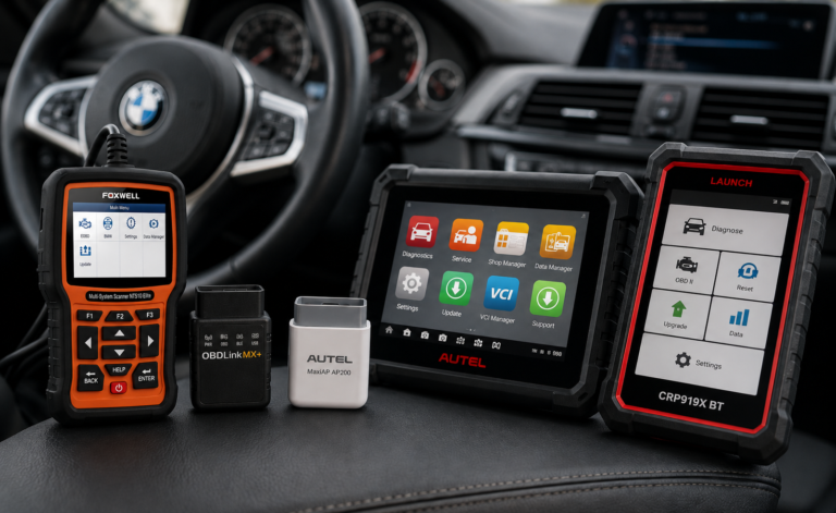 BMW diagnostic tools and OBD2 scanners for DIY owners