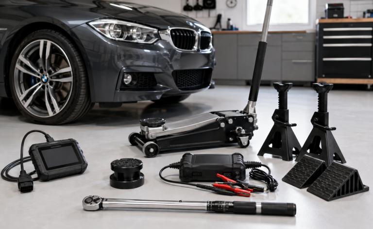 BMW tools and garage essentials for DIY owners